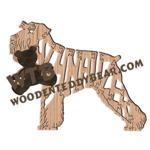 Dogs Schnauzer  fretwork scroll saw pattern | The Wooden Teddy Bear