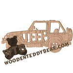 Jeep fretwork scroll saw pattern | The Wooden Teddy Bear