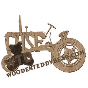 Case Tractor fretwork scroll saw pattern | The Wooden Teddy Bear