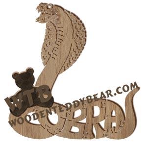 Animals Cobra fretwork scroll saw pattern | The Wooden Teddy Bear