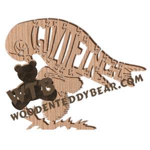 Birds Goldfinch fretwork scroll saw pattern | The Wooden Teddy Bear