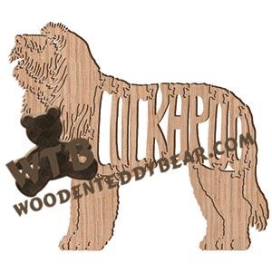 Dogs Cockapoo fretwork scroll saw pattern | The Wooden Teddy Bear