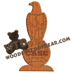 Case Tractor Logo fretwork scroll saw pattern | The Wooden Teddy Bear