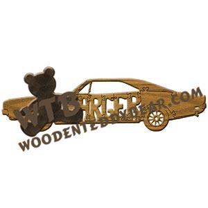 1969 Charger fretwork scroll saw pattern | The Wooden Teddy Bear