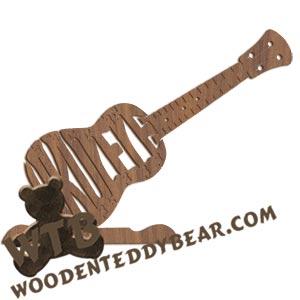 Puzzles Ukulele fretwork scroll saw pattern | The Wooden Teddy Bear