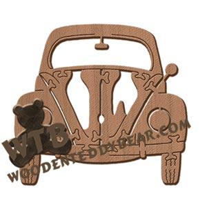 VW front view fretwork scroll saw pattern | The Wooden Teddy Bear