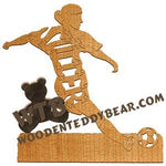 Puzzles Soccer female fretwork scroll saw pattern | The Wooden Teddy Bear