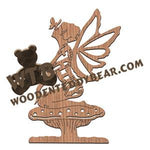 Fairy (#3) fretwork scroll saw pattern | The Wooden Teddy Bear