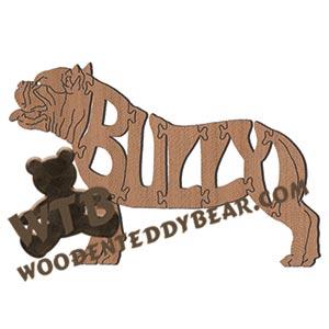 (American) Bully fretwork scroll saw pattern | The Wooden Teddy Bear