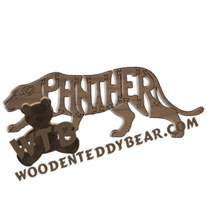 Panther | Fretwork Scroll Saw Pattern | Wooden Teddy Bear