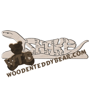 Snake | Fretwork Scroll Saw Pattern | Wooden Teddy Bear