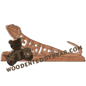 Beardie (Dragon) | Fretwork Scroll Saw Pattern | Wooden Teddy Bear