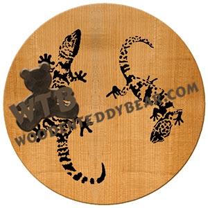 Geckos fretwork scroll saw pattern | The Wooden Teddy Bear