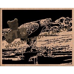 Stay Back fretwork scroll saw pattern The Wooden Teddy Bear