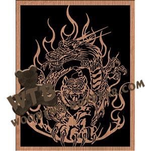 Enter the Tiger fretwork scroll saw pattern The Wooden Teddy Bear