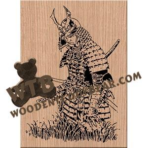 Samurai Warrior fretwork scroll saw pattern The Wooden Teddy Bear