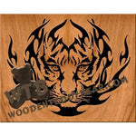 Tiger Fire fretwork scroll saw pattern The Wooden Teddy Bear