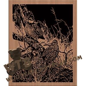 Bobwhites fretwork scroll saw pattern The Wooden Teddy Bear