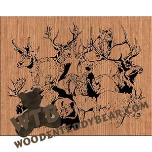 Western Heritage fretwork scroll saw pattern The Wooden Teddy Bear