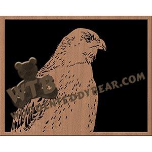 Arctic Hawk fretwork scroll saw pattern The Wooden Teddy Bear