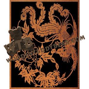 Phoenix fretwork scroll saw pattern The Wooden Teddy Bear