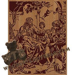 Bless the Children fretwork scroll saw pattern The Wooden Teddy Bear