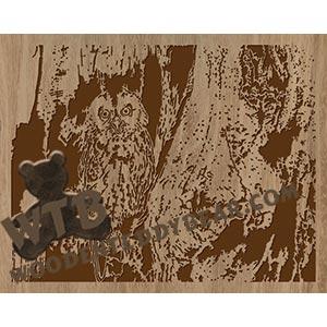 Hidden Owl fretwork scroll saw pattern The Wooden Teddy Bear