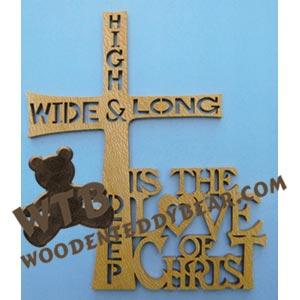 Love of Christ fretwork scroll saw pattern | The Wooden Teddy Bear