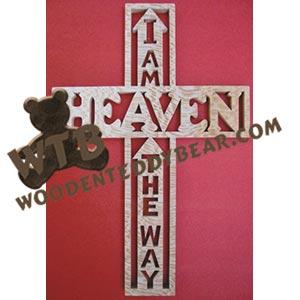 Heaven Cross fretwork scroll saw pattern | The Wooden Teddy Bear