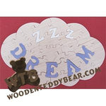 Dream Puzzle | Fretwork Scroll Saw Pattern | Wooden Teddy Bear