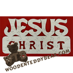 Jesus Christ Puzzle | Fretwork Scroll Saw Pattern | Wooden Teddy Bear