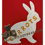 Carrots Puzzle | Fretwork Scroll Saw Pattern | Wooden Teddy Bear