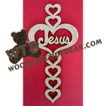 Jesus Cross #3 | Fretwork Scroll Saw Pattern | Wooden Teddy Bear