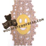 Hope with Smiley Face | Fretwork Scroll Saw Pattern | Wooden Teddy Bear