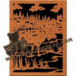 Alaskan Moose fretwork scroll saw pattern | The Wooden Teddy Bear