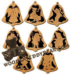 Bell Ornaments fretwork scroll saw pattern | The Wooden Teddy Bear