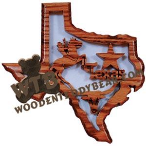 Texas fretwork scroll saw pattern | The Wooden Teddy Bear