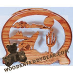 Southwest Letter/Napkin Holder fretwork scroll saw pattern | The Wooden Teddy Bear