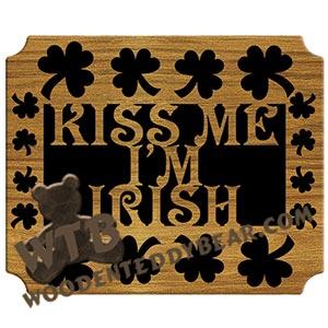 Kiss Me fretwork scroll saw pattern | The Wooden Teddy Bear