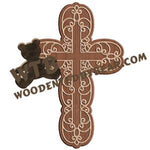 Cross #2 fretwork scroll saw pattern | The Wooden Teddy Bear
