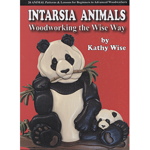 Intarsia Animals - Working The Wise Way | Fretwork Scroll Saw Pattern | Wooden Teddy Bear