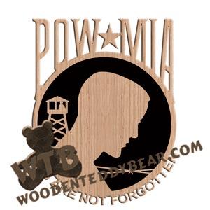 POW-MIA fretwork scroll saw pattern |The Wooden Teddy Bear