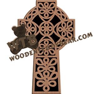 Celtic Cross #14 fretwork scroll saw pattern |The Wooden Teddy Bear