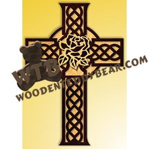 Celtic Cross #15 fretwork scroll saw pattern |The Wooden Teddy Bear