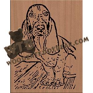 Basset fretwork scroll saw pattern |The Wooden Teddy Bear