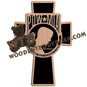 POW-MIA Cross fretwork scroll saw pattern |The Wooden Teddy Bear