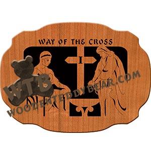 Way of the Cross Station 01 fretwork scroll saw pattern |The Wooden Teddy Bear