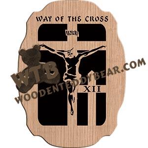 Way of the Cross Station 12 fretwork scroll saw pattern |The Wooden Teddy Bear