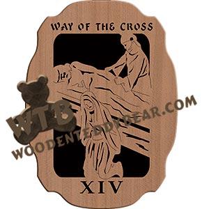 Way of the Cross Station 14 fretwork scroll saw pattern |The Wooden Teddy Bear