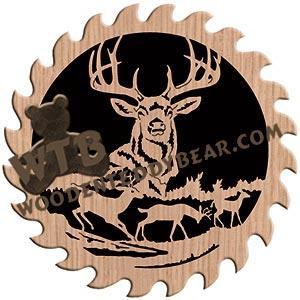 Deer fretwork scroll saw pattern |The Wooden Teddy Bear